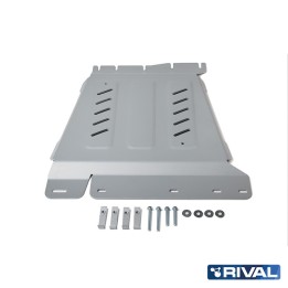 Skid Plate for Gearbox, Rival (Frontier) Gaso, Color Silver, Nissan Navara / Pathfinder 2004 - Present - EDK.ro