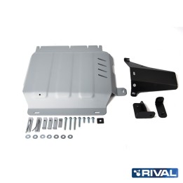 Scut Cutie de Transfer, Rival 4L Benzină / 2.3L Diesel Case (Frontier), Culoare Argintiu, Nissan Navara 2010 - 2021 - EDK.ro
