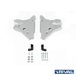 Scut Brațe Față, Rival 2.3L Diesel (Frontier), Culoare Argintiu, Nissan Navara 2014 - 2021 - EDK.ro