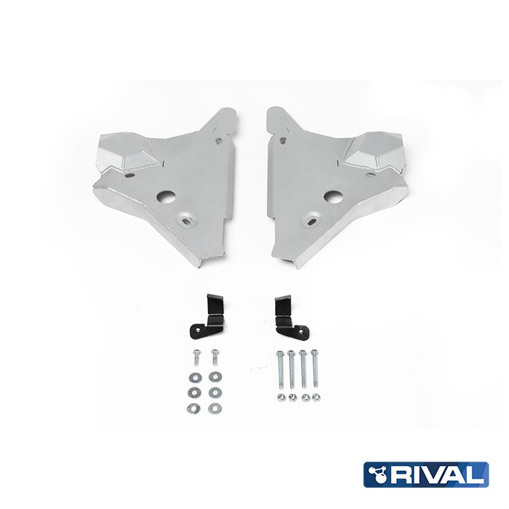 Scut Brațe Față, Rival 2.3L Diesel (Frontier), Culoare Argintiu, Nissan Navara 2014 - 2021 - EDK.ro