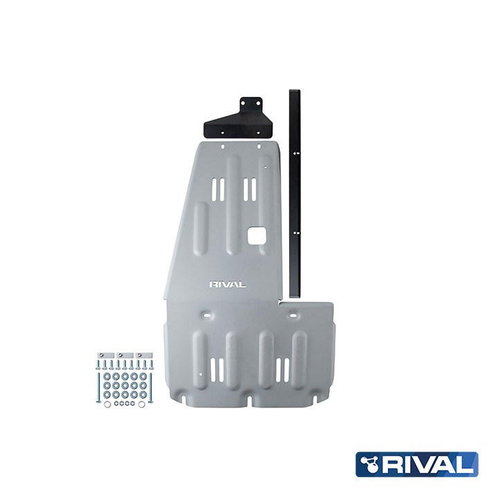 Skid Plate for Engine, Rival 3L Gasoline / 3L Diesel, Color Silver, Ineos Grenadier 2023 - Present - EDK.ro