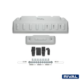 Skid Plate for Transfer Case, Rival 3L Gasoline / 3L Diesel Case, Color Silver, Ineos Grenadier 2023 - Present - EDK.ro