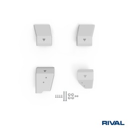 Set Scuturi, Rival 3L Benzină / 3L Diesel, Culoare Argintiu, Ineos Grenadier 2023 - Prezent - EDK.ro