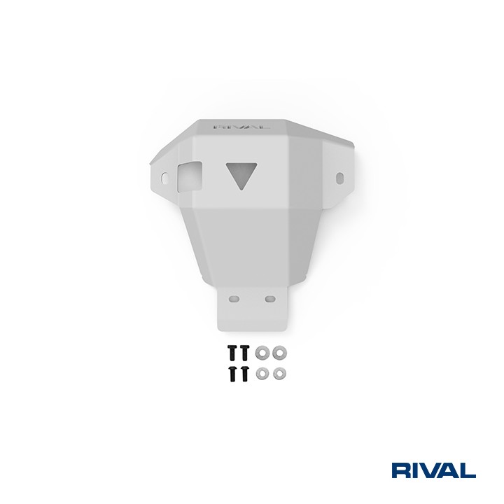 Skid Plate for Front Differential, Rival 3L Gasoline / 3L Diesel, Color Silver, Ineos Grenadier 2023 - Present - EDK.ro