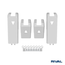 Set Scuturi, Rival 1.5L Benzină, Culoare Argintiu, Suzuki Jimny 2018 - Prezent - EDK.ro