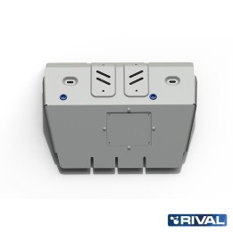 Skid Plate for Engine, Rival, Color Silver, Toyota Land Cruiser 150 / Cruiser, Lexus 2009 - 2023 - EDK.ro