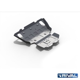 Skid Plate for Engine and Radiator, Rival 2.5L Diesel / 3L Diesel, Color Silver, Toyota Hilux 2005 - 2015 - EDK.ro