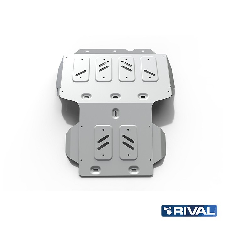 Scut Motor și Radiator, Rival 4.7L Benzină / 4.2L Diesel, Culoare Argintiu, Toyota Land Cruiser 1998 - 2007 - EDK.ro