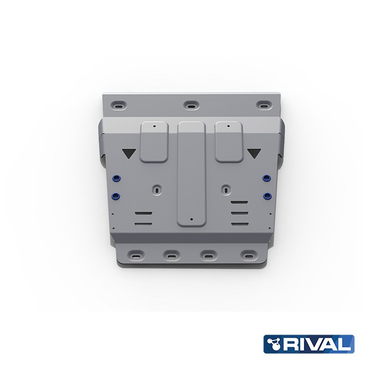 Skid Plate for Transfer Case, Rival 2L Diesel / 3L Diesel Gearbox and Case, Color Silver, Volkswagen Amarok 2016 - 2022 - EDK.ro