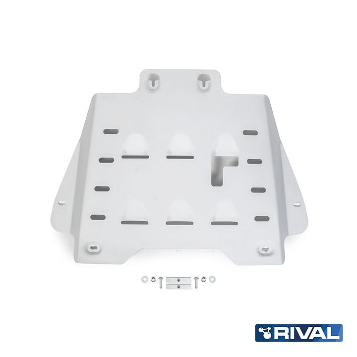 Skid Plate for Gearbox, Rival 1.9L Diesel / 3L Diesel, Color Silver, Isuzu D-Max 2021 - Present - EDK.ro