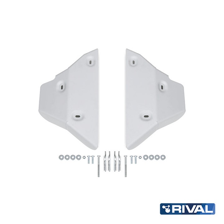 Skid Plate for Front Arms, Rival 1.9L Diesel / 3L Diesel, Color Silver, Isuzu D-Max 2021 - Present - EDK.ro
