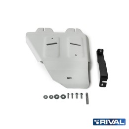 Skid Plate for Transfer Case, Rival Case Lx, Color Silver, Toyota Land Cruiser, Lexus 2007 - 2021 - EDK.ro