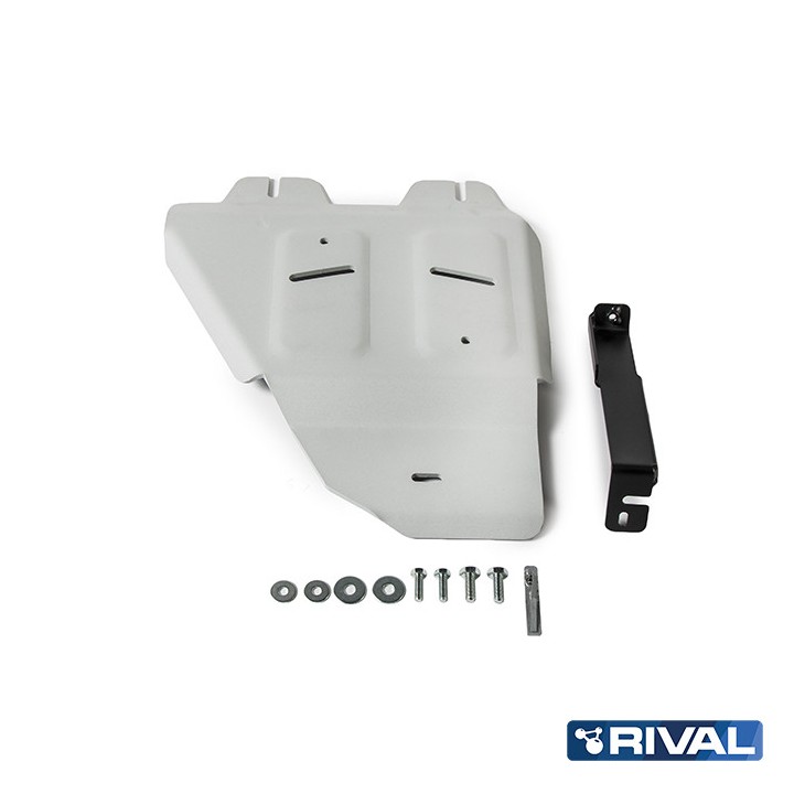 Skid Plate for Transfer Case, Rival Case Lx, Color Silver, Toyota Land Cruiser, Lexus 2007 - 2021 - EDK.ro