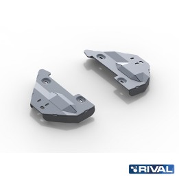 Skid Plate for Front Arms, Rival 2.4L Diesel / 2.8L Diesel, Color Silver, Toyota Hilux 2015 - Present - EDK.ro