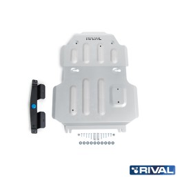 Skid Plate for Engine and Radiator, Rival 3.5L Gasoline / 4L Gasoline, Color Silver, Toyota Land Cruiser 2021 - Present - EDK.ro