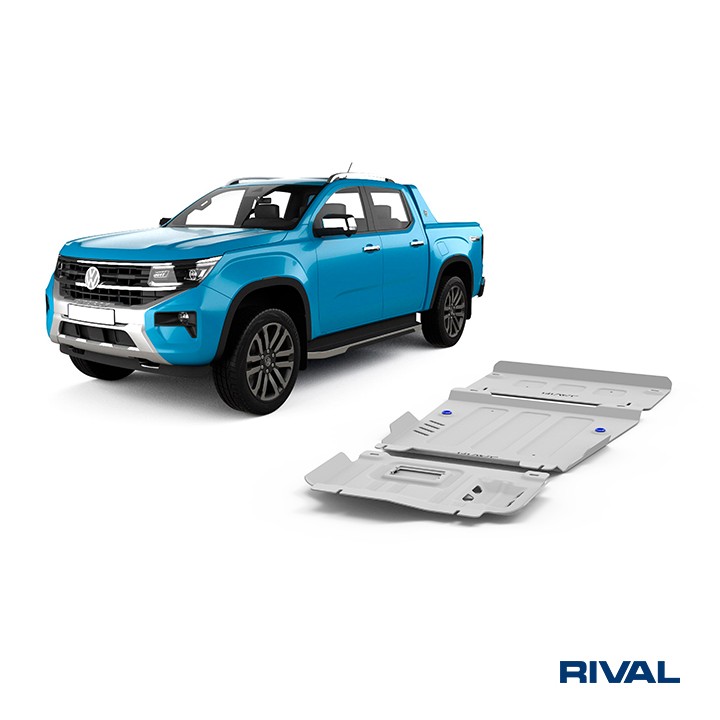 Set Scuturi Motor, Cutie de Viteze și Cutie de Transfer, Rival 3L Diesel, Culoare Argintiu, Ford Ranger, Volkswagen Amarok Rapto