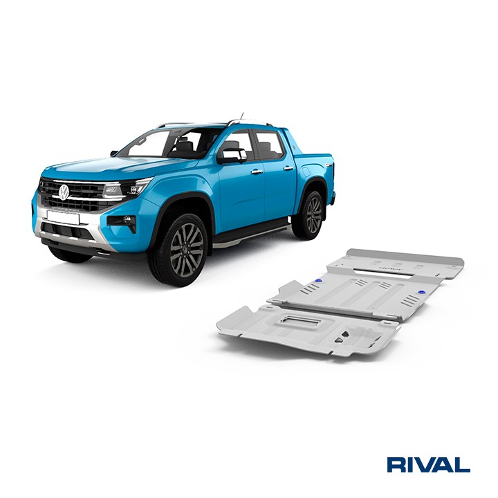Set Scuturi Motor, Cutie de Viteze și Cutie de Transfer, Rival 3L Diesel / 2L Diesel, Culoare Argintiu, Ford Ranger, Volkswagen 