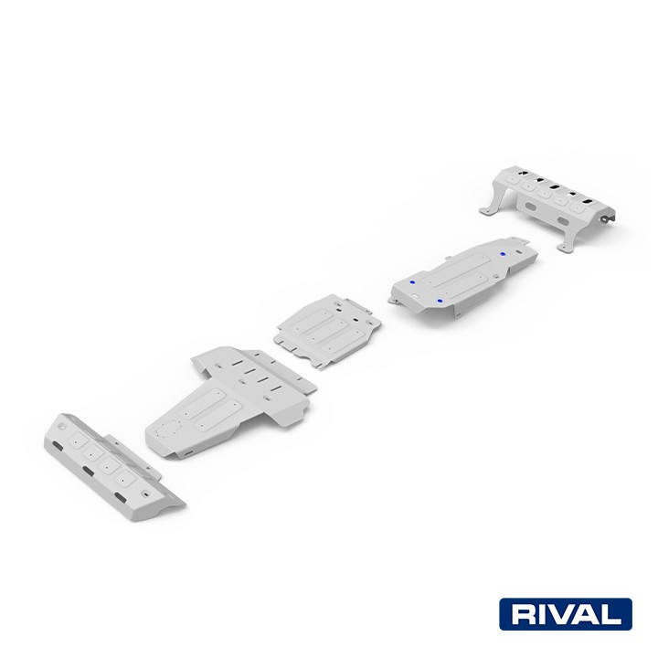Set Scuturi Tije de Direcție, Țeavă de Evacuare, Motor, Cutie de Viteze, Cutie de Transfer și Rezervor, Rival 2.8L Diesel, Culoa