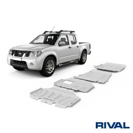 Set Scuturi Radiator, Motor, Cutie de Viteze și Cutie de Transfer, Rival, Culoare Argintiu, Renault Alaskan 2017 - Prezent - EDK