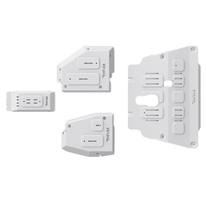 Set Scuturi, Rival 1.2L Hybrid Hybride, Culoare Argintiu, Dacia Duster 2023 - Prezent - EDK.ro