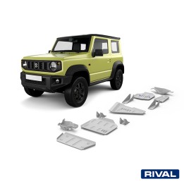Set Scuturi Tije de Direcție, Cutie de Viteze, Cutie de Transfer, Rezervor, Brațe Față, Brațe Spate și Brațe Suspensie, Rival 1,