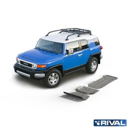 Scut Motor și Cutie de Viteze, Rival 4L Benzină, Culoare Argintiu, Toyota FJ Cruiser / Land Cruiser 2006 - 2022 - EDK.ro