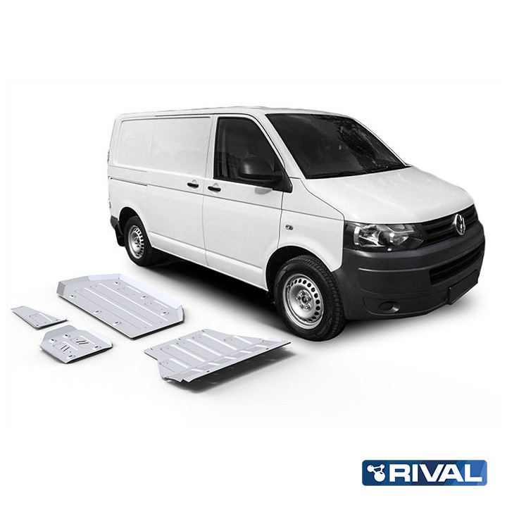 Set Scuturi, Rival Caravelle Multivan 20, Culoare Argintiu, Volkswagen Transporter T5 / T6 / Transporter 2003 - 2019 - EDK.ro