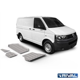 Set Scuturi, Rival Caravelle Multivan Transpo, Culoare Argintiu, Volkswagen Transporter T5 / T6 2003 - Prezent - EDK.ro