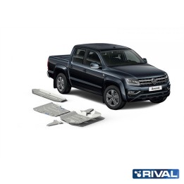 Set Scuturi Radiator, Motor, Cutie de Viteze, Cutie de Transfer, Rezervor, Brațe Față și Diferențial, Rival, Culoare Argintiu, V