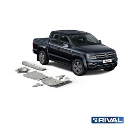 Set Scuturi Radiator, Motor, Cutie de Viteze, Cutie de Transfer, Rezervor, Brațe Față și Diferențial, Rival, Culoare Argintiu, V