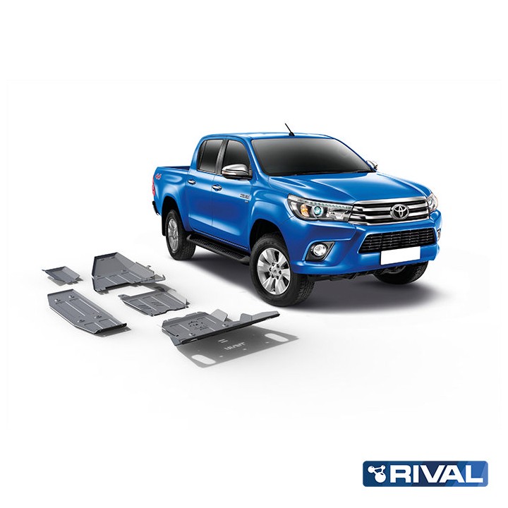 Set Scuturi Radiator, Motor, Cutie de Viteze, Cutie de Transfer, Rezervor AdBlue, Sondă Lambda și Rezervor, Rival 202, Culoare A