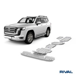 Set Scuturi Bară Față, Radiator, Motor, Cutie de Viteze, Cutie de Transfer și Rezervor, Rival 4.2L Diesel, Culoare Argintiu, Toy