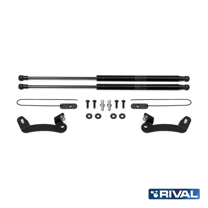 Hood Lift Kit, Rival, Color Black, Isuzu D-Max 2021 - 2023 - EDK.ro