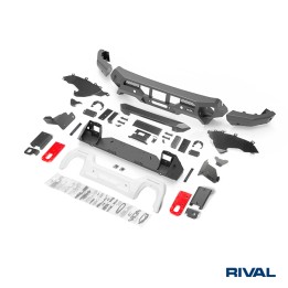 Bullbar Off-Road, Rival, Culoare Negru, Ford Ranger Raptor 2022 - Prezent - EDK.ro