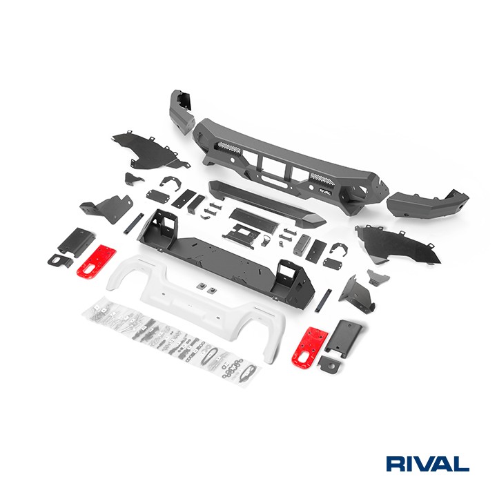 Bullbar Off-Road, Rival, Culoare Negru, Ford Ranger Raptor 2022 - Prezent - EDK.ro