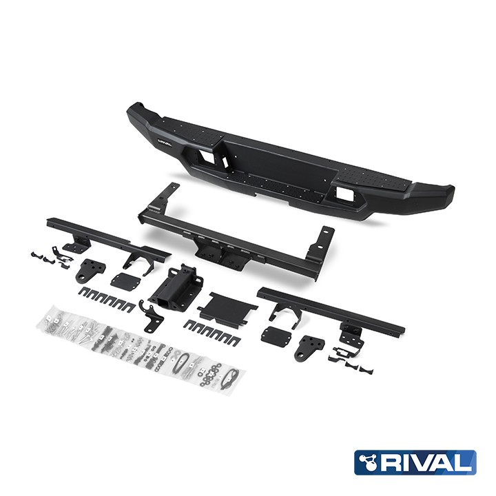 Off-Road Bullbar, Rival with LED Lights, Color Black, Ford Ranger 2022 - Present - EDK.ro