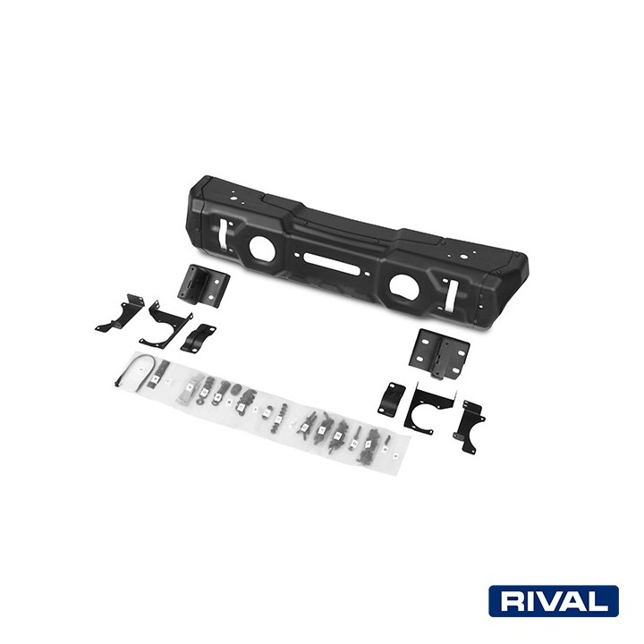 Bullbar Off-Road, Rival, Culoare Negru, Jeep Gladiator / Wrangler 2007 - Prezent - EDK.ro