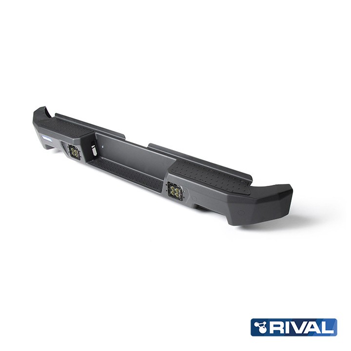 Off-Road Bullbar, Rival with LED Lights, Color Black, Nissan Navara 2014 - 2021 - EDK.ro