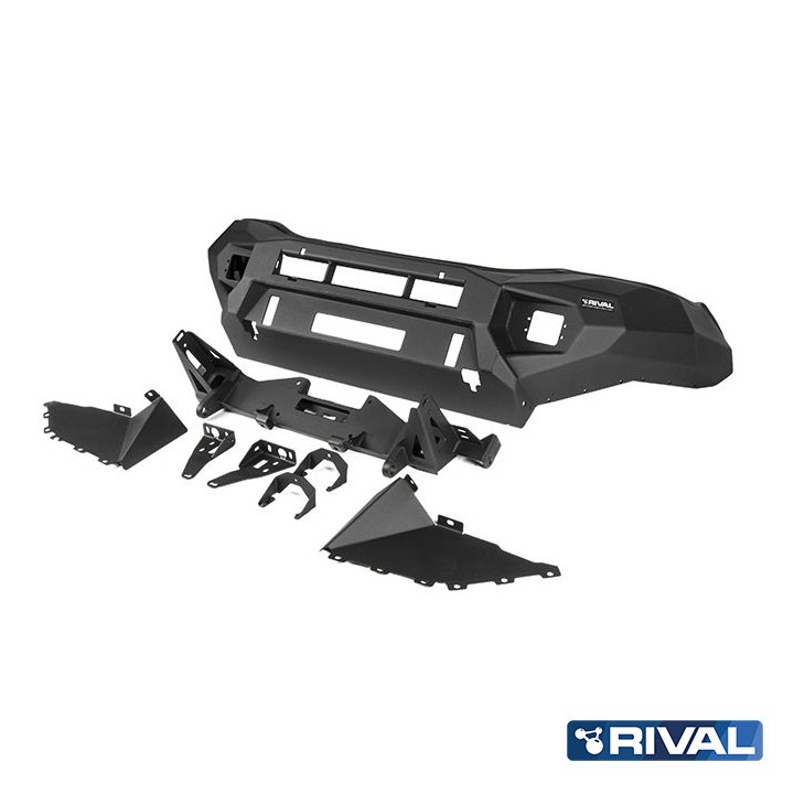 Off-Road Bullbar, Rival, Color Black, Toyota Hilux 2011 - 2015 - EDK.ro