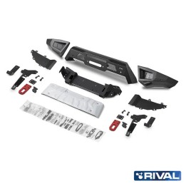 Off-Road Bullbar, Rival, Color Black, Toyota Land Cruiser 2021 - Present - EDK.ro