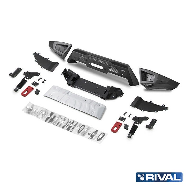 Off-Road Bullbar, Rival, Color Black, Toyota Land Cruiser 2021 - Present - EDK.ro