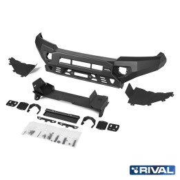 Off-Road Bullbar, Rival, Color Black, Toyota Land Cruiser 2007 - 2015 - EDK.ro
