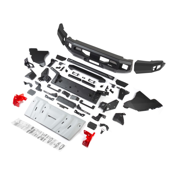 Bullbar Off-Road, Rival cu Lumini LED, Culoare Negru, Toyota Land Cruiser 150 2024 - Prezent - EDK.ro