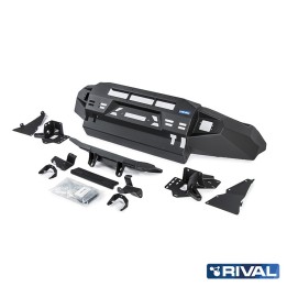 Bullbar Off-Road, Rival cu Lumini LED, Culoare Negru, Volkswagen Amarok 2010 - 2022 - EDK.ro