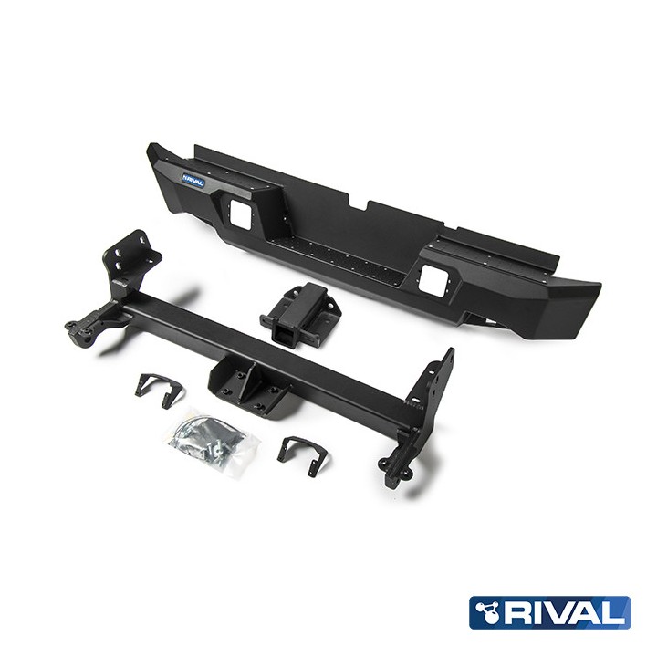 Bullbar Off-Road, Rival cu Lumini LED, Culoare Negru, Isuzu D-Max 2012 - 2021 - EDK.ro