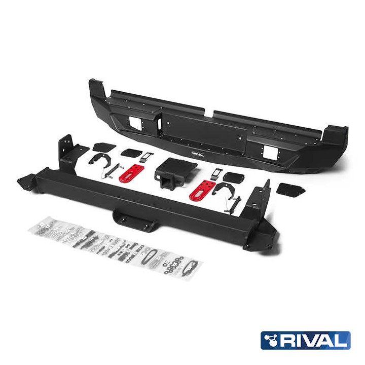 Off-Road Bullbar, Rival, Color Black, Isuzu D-Max 2021 - 2023 - EDK.ro