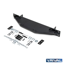 Winch Mounting Plate, Rival Concealed S, Color Black, Toyota Hilux 2015 - 2022 - EDK.ro