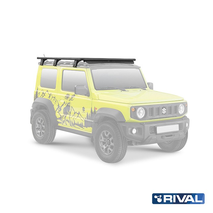 Roof Rack, Rival (Set), Color Black, Suzuki Jimny 2018 - Present - EDK.ro