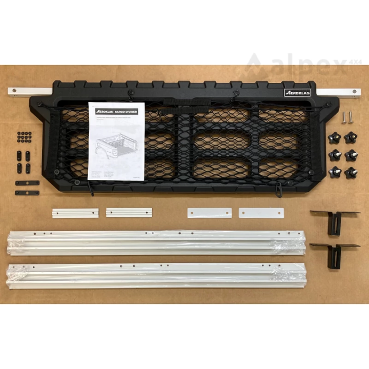 Bed Organising System, Aeroklas Divider, Ford Ranger / Volkswagen Amarok Raptor Double Cab / Extra Cab / Single Cab 2023 - Prese