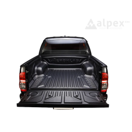 Capitonaj Pentru Benă cu Margine, Aeroklas 4 x Metal Cargo Hooks, Toyota Hilux Cabină Dublă 2005 - 2015 - EDK.ro